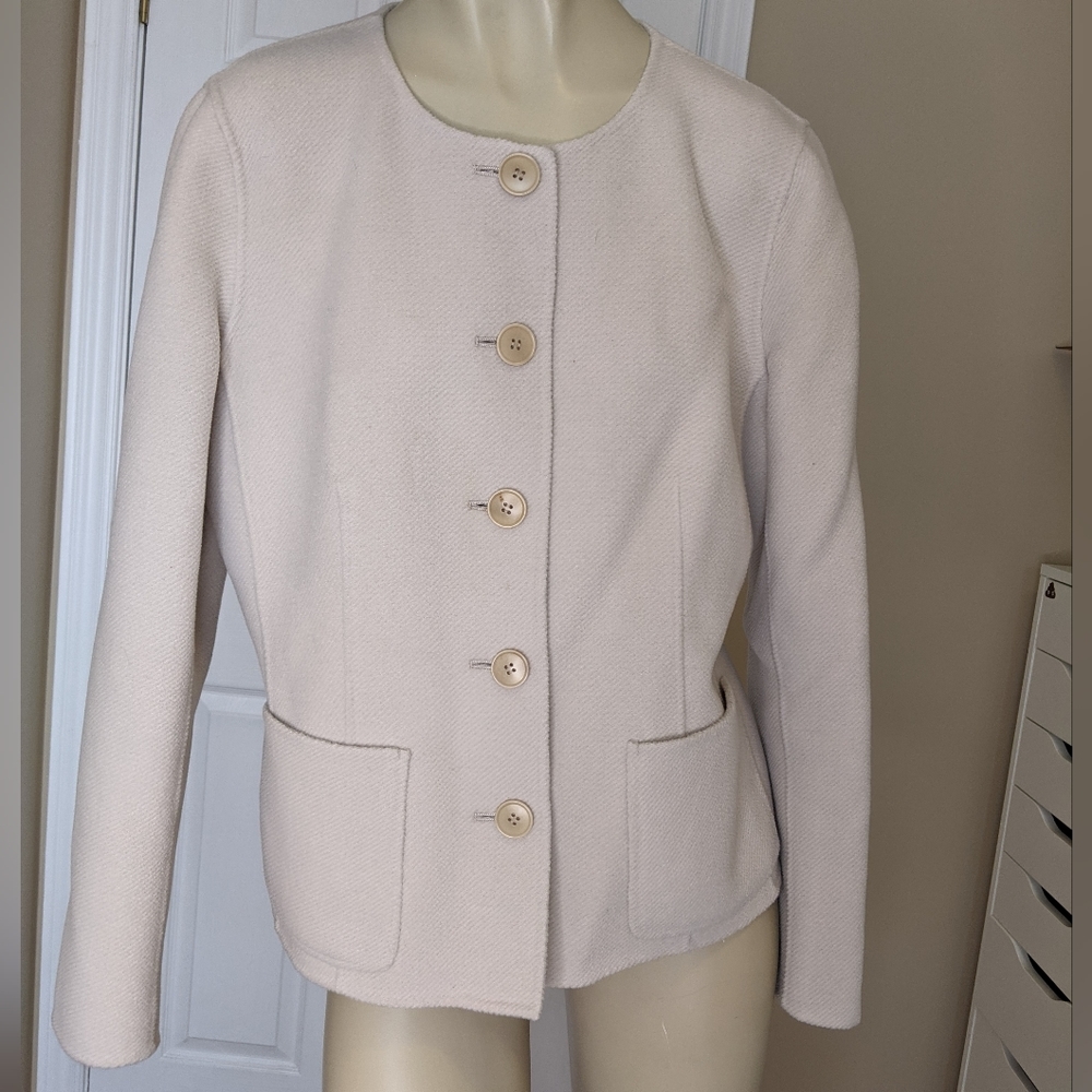 LAFAYETTE 148 wool angora blazer jacket business